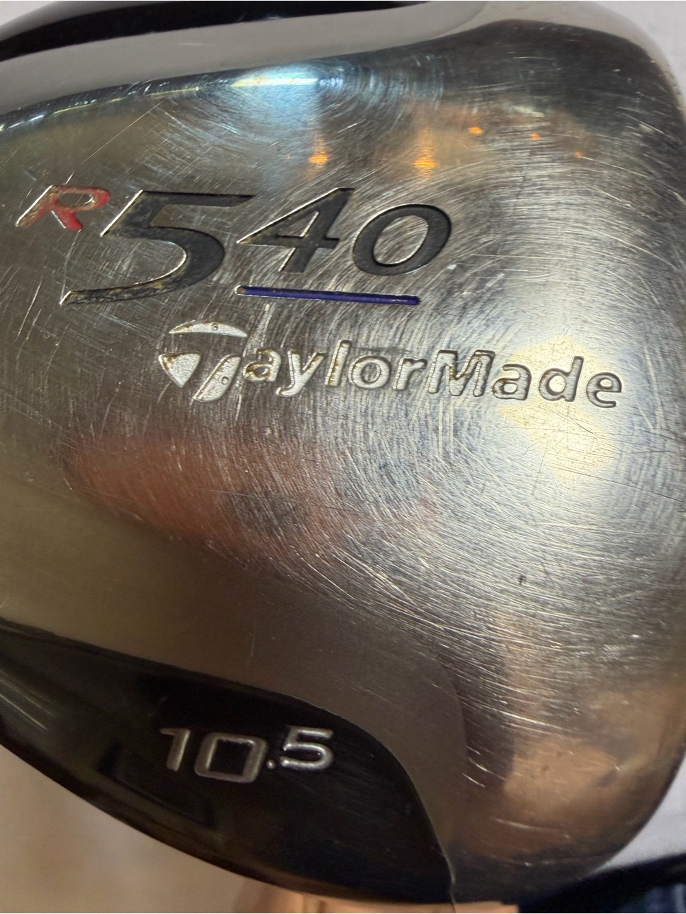 TaylorMade golf club R540 10.5° Driver RH Regular Flex M.A.S.² 70 Graphite Shaft